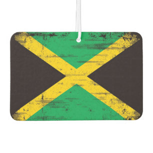 Désodorisant Pour Voiture Drapeau jamaïcain Grunge