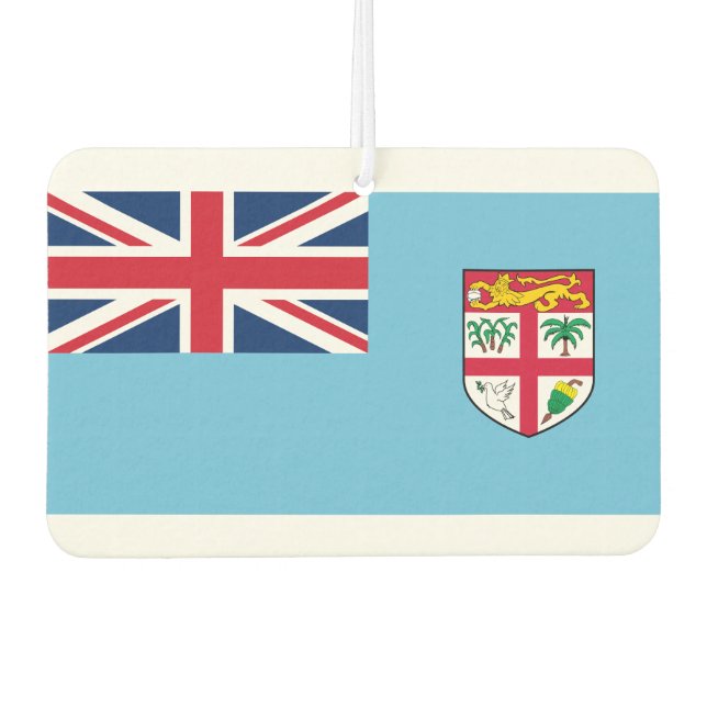 Désodorisant Pour Voiture Drapeau mondial des Fidji (Devant)