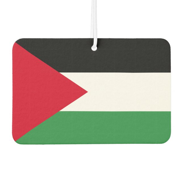 Désodorisant Pour Voiture Drapeau palestinien (Devant)