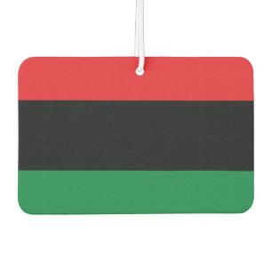 Désodorisant Pour Voiture Drapeau rouge, noir et vert