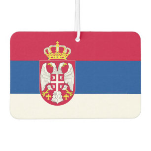 Désodorisant Pour Voiture Drapeau Serbie