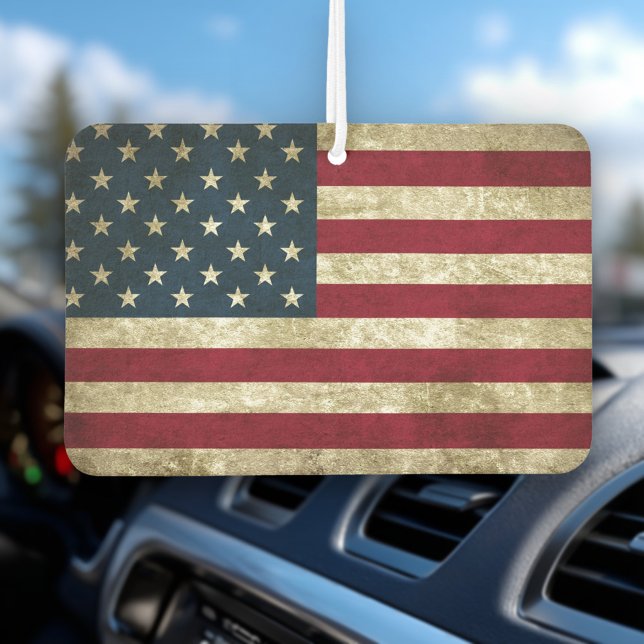 Désodorisant Pour Voiture Drapeau USA Grunge (Créateur téléchargé)