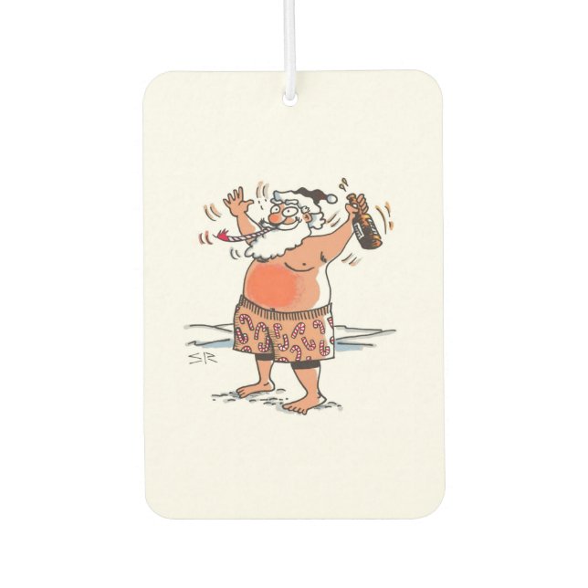 Désodorisant Pour Voiture Drunk Père Noël désosseuse (Devant)