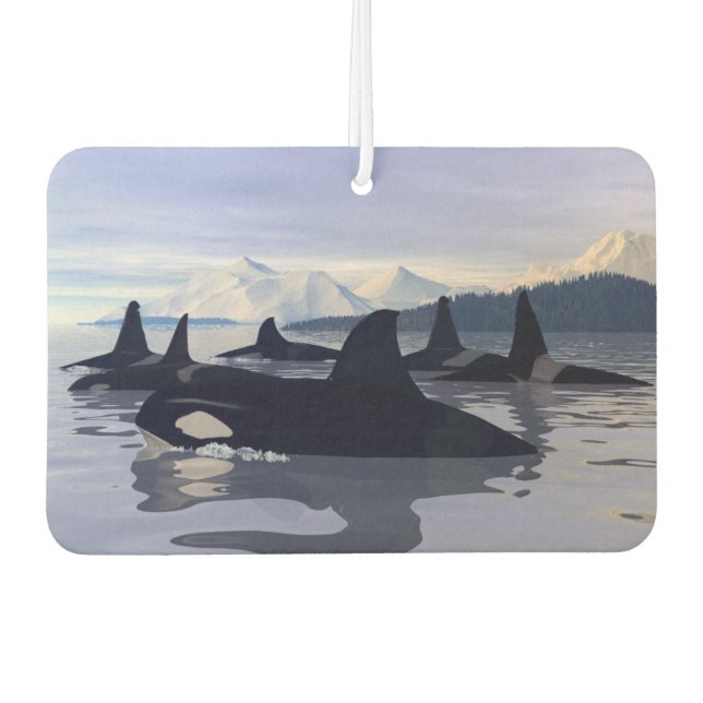 Désodorisant Pour Voiture Eau Lumineuse Orca (Devant)