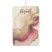 Elegant Burgundy and Gold Watercolor Art