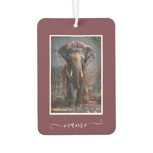 Désodorisant Pour Voiture Eléphant botanique (Dos)