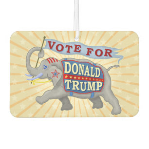 Désodorisant Pour Voiture Éléphant de président 2020 républicain de Donald