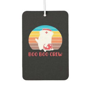 Désodorisant Pour Voiture Équipage Boo Boo Infirmière Fantôme Drôle Hallowee