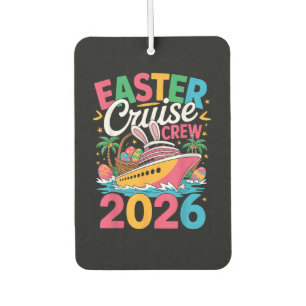 Désodorisant Pour Voiture Équipage de croisière de Pâques 2026 Vacances fami