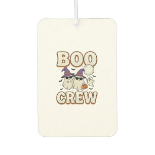 Désodorisant Pour Voiture Équipage fantôme Halloween Vintage Vector Design_1