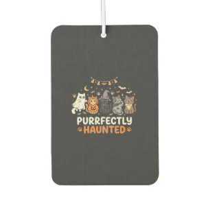 Désodorisant Pour Voiture Équipe de chat hanté Halloween