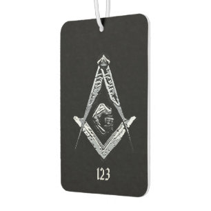 Désodorisant Pour Voiture Esprit maçonnique (Argent)