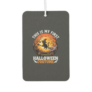 Désodorisant Pour Voiture Est Premier Costume d'Halloween Balai Chat Noir_1