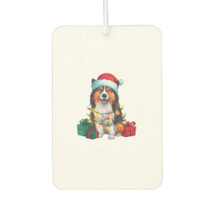 Désodorisant Pour Voiture Fantastique lumière Noël Chapeau Tamaskan Chien No