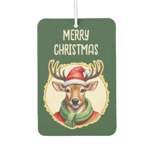 Désodorisant Pour Voiture Favoris de Noël animal amusant - Cerf 2