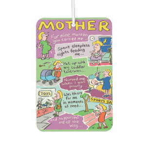 Désodorisant Pour Voiture Fête des mères Cadeau personnel