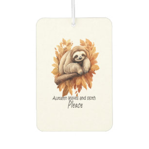 Désodorisant Pour Voiture Feuilles d'automne et fentes S'il vous plaît