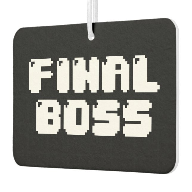 DÉSODORISANT POUR VOITURE FINAL BOSS AIR FRESHENER (Gauche)