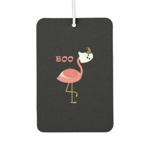 Désodorisant Pour Voiture Flamant rose Boo Ghost Funny Flamant rose Mignons