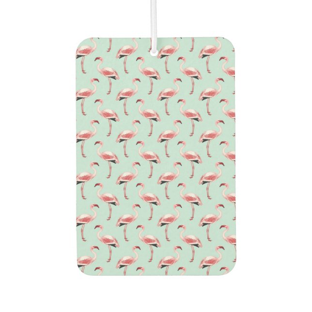 Désodorisant Pour Voiture Flamant rose rose (Devant)