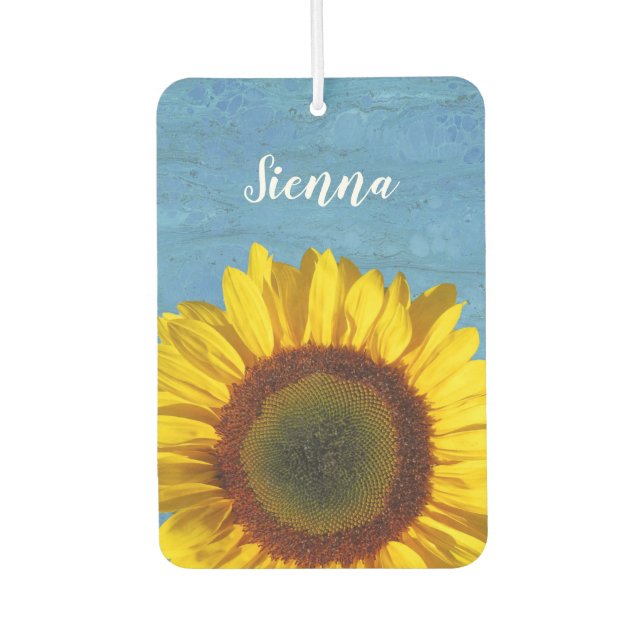 Désodorisant Pour Voiture Fleur de tournesol (Devant)