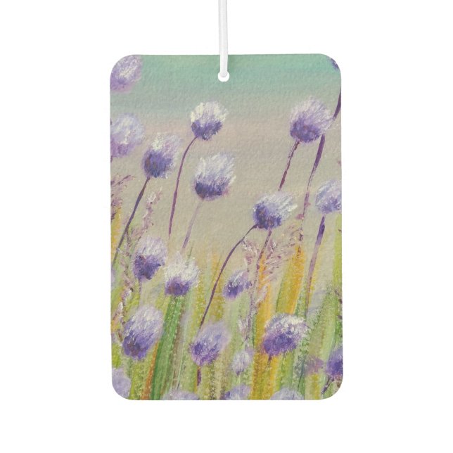 Désodorisant Pour Voiture Fleurs sauvages violets (Devant)