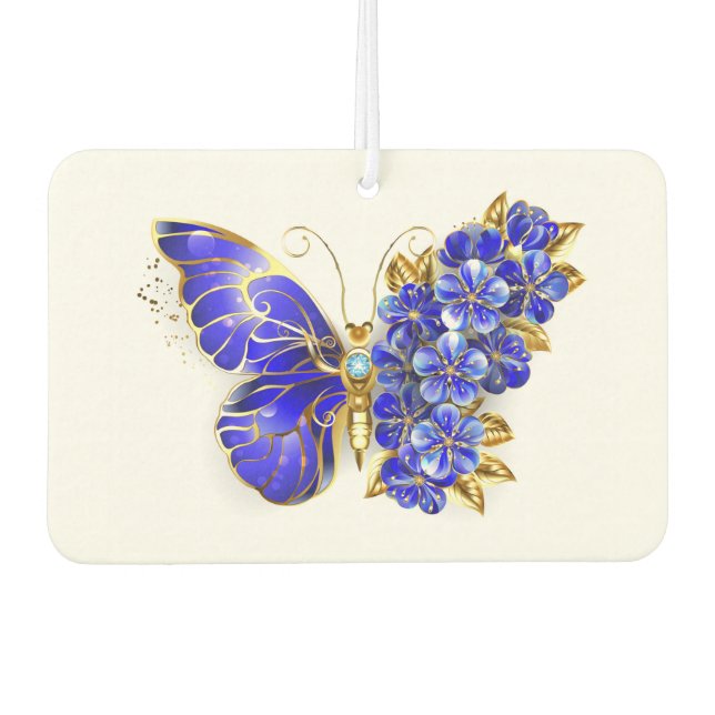 Désodorisant Pour Voiture Flower Sapphire Butterfly (Devant)