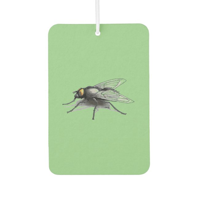 Désodorisant Pour Voiture Fly Buddy géant mouche vert voiture air freshener (Devant)