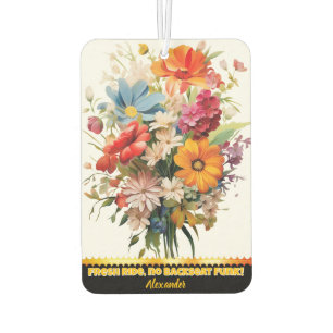 Désodorisant Pour Voiture Fraîcheur à air floral avec brise printanière