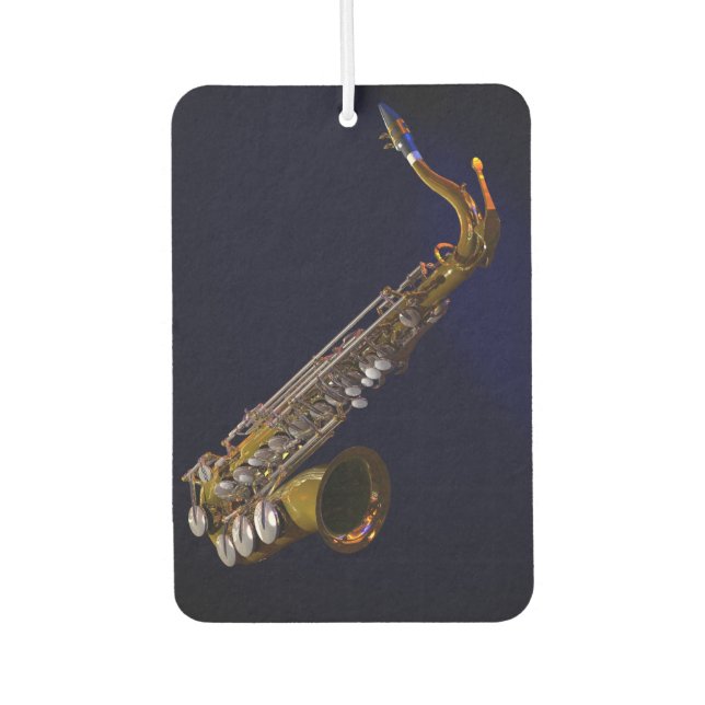 Désodorisant Pour Voiture Fraîcheur d'air de voiture avec saxophone (Devant)