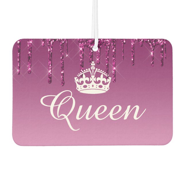 Désodorisant Pour Voiture Fraîcheur d'air - Parties scintillant Queen Crown  (Devant)
