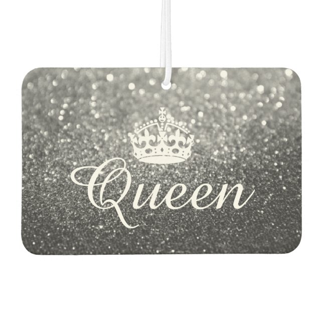 Désodorisant Pour Voiture Fraîcheur d'air - Queen Crown Parties scintillant  (Devant)