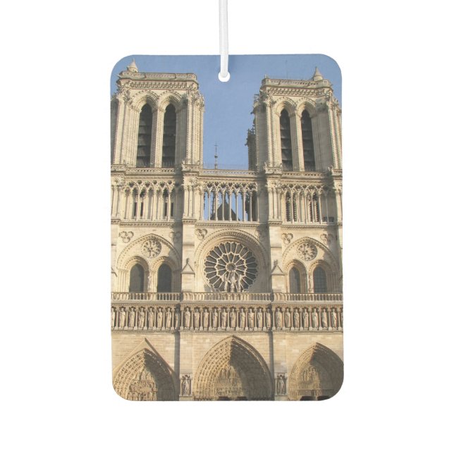 Désodorisant Pour Voiture Fraîcheurs d'air avec Notre Dame (Devant)