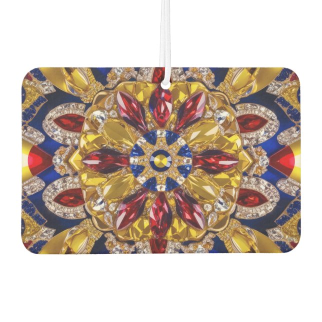 Désodorisant Pour Voiture Fraîcheurs d'air de voiture avec Colombie Colors D (Devant)