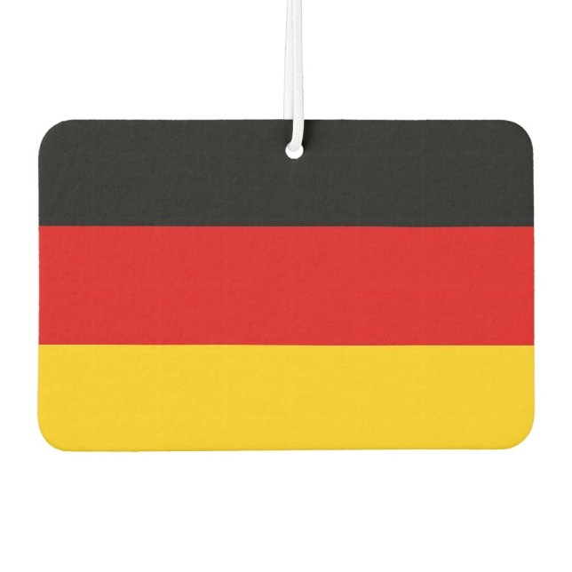 Désodorisant Pour Voiture Fraîcheurs d'air de voiture avec drapeau d'Allemag (Devant)