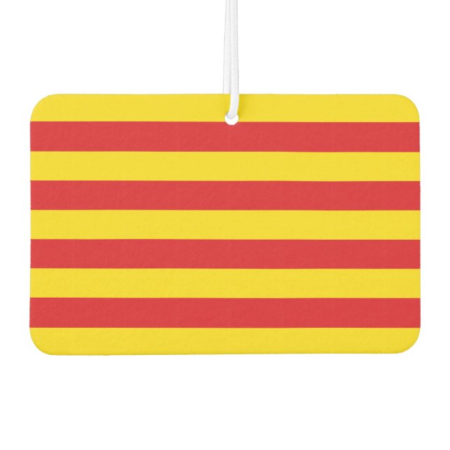 Désodorisant Pour Voiture Fraîcheurs d'air de voiture avec drapeau de Catalo (Devant)