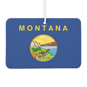 Désodorisant Pour Voiture Fraîcheurs d'air de voiture avec Drapeau de Montan