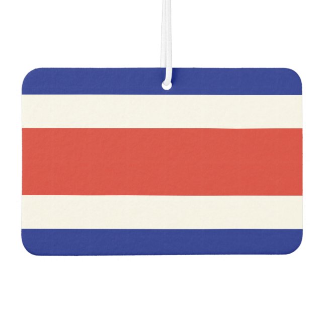 Désodorisant Pour Voiture Fraîcheurs d'air de voiture avec drapeau du Costa  (Devant)