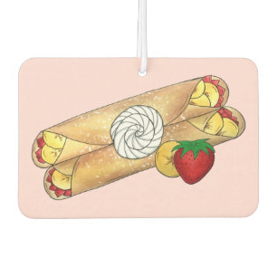 Désodorisant Pour Voiture Fraise Banana Crêpe Crêpe Crêpe Crêpe Cuisine Fran