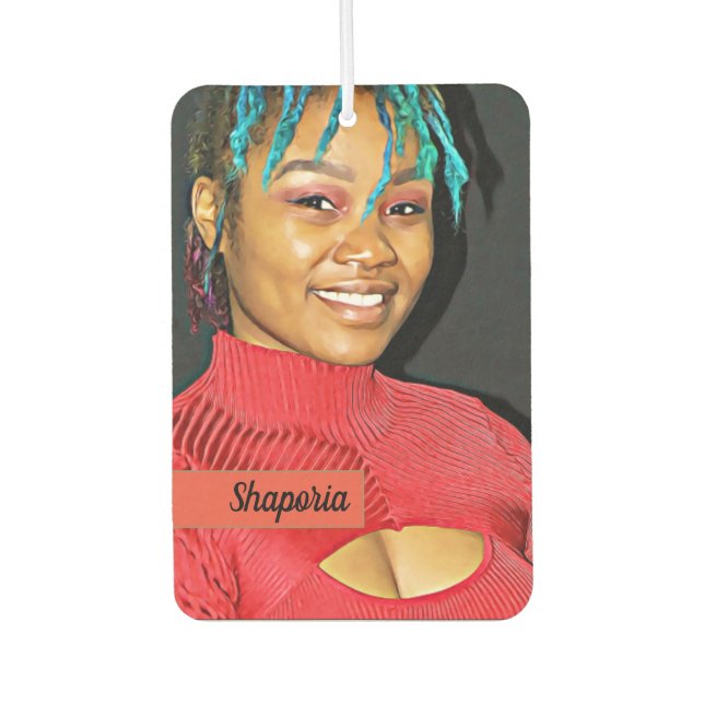 Désodorisant Pour Voiture Freshener à air personnalisé (nouveau parfum de vo (Devant)