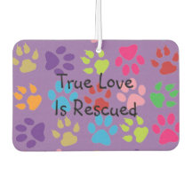 Freshener Coeur Pawprint multicolore
