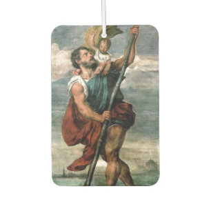 Désodorisant Pour Voiture Freshener sur mesure Saint Christopher Air