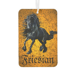 Désodorisant Pour Voiture Frison, étalon noir, cheval Frison/Frison