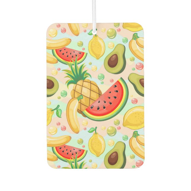 Désodorisant Pour Voiture Fruits d'été frais Motif (Devant)