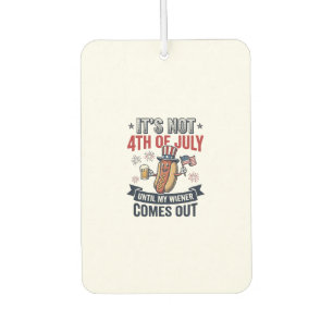 Désodorisant Pour Voiture Funny 4th Of July Hot Dog Vintage Patriotic Shirt_