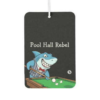 Désodorisant Pour Voiture Funny Pool Hall Rebel Billiards Theme Men's Car