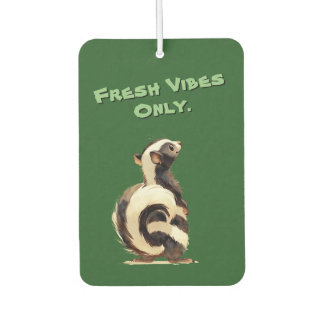 Désodorisant Pour Voiture Funny Skunk Cute Illustration Car Custom