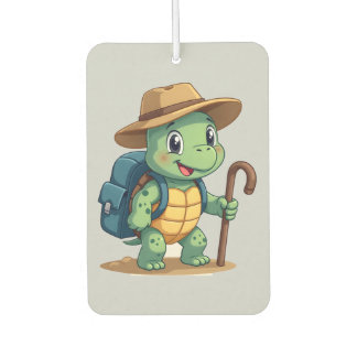 Désodorisant Pour Voiture Funny Turtle Hiking Graphic Camping Lover Adventur