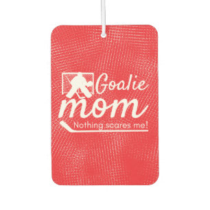 Désodorisant Pour Voiture Garçon de hockey Maman Air Freshener rouge