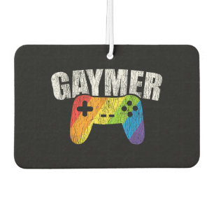 Désodorisant Pour Voiture Gaymer Rainbow Drapeau Jeu Lesbienne Gay Bisexual